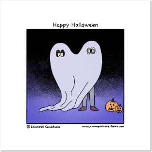 Happy Halloween Ghost Posters and Art